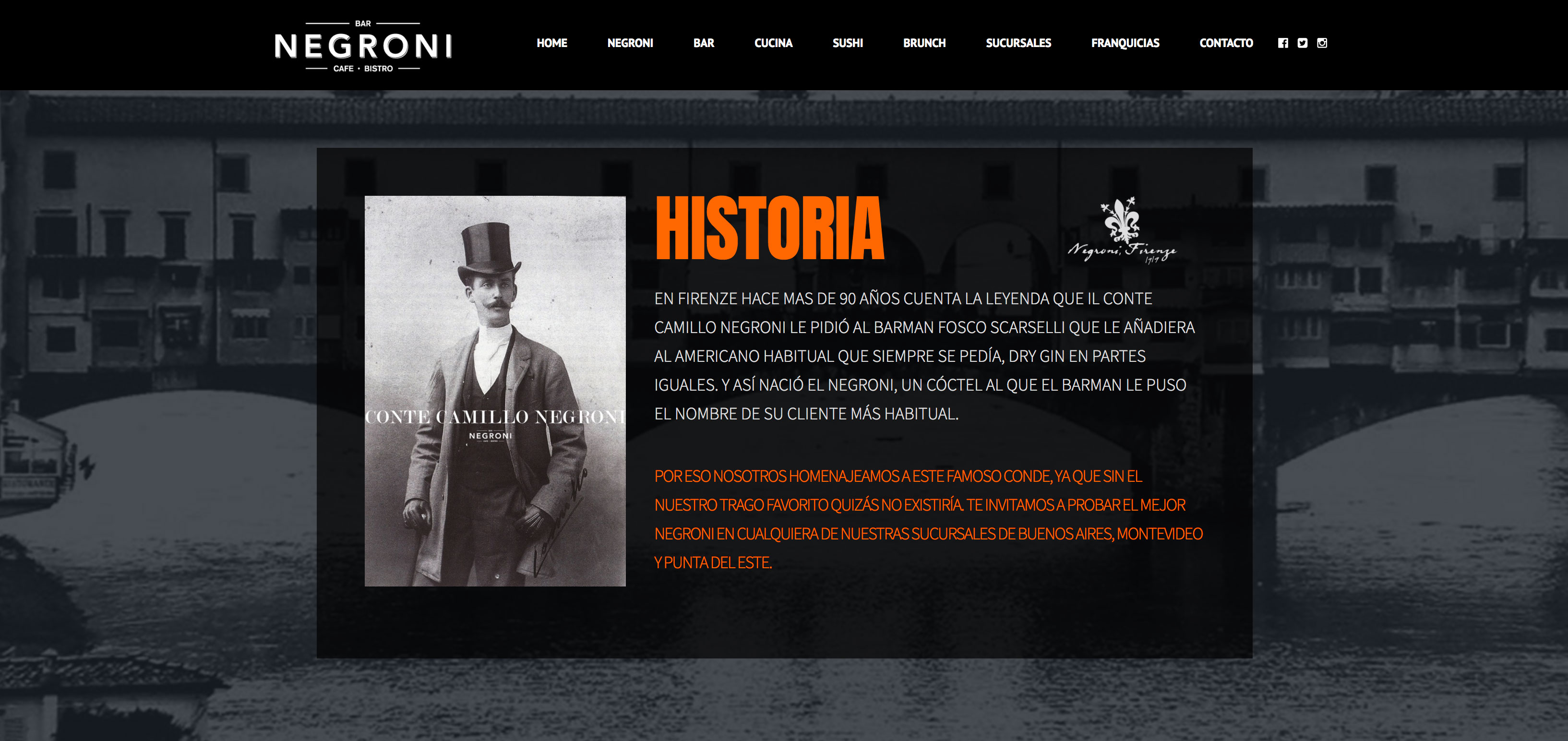 Negroni Web