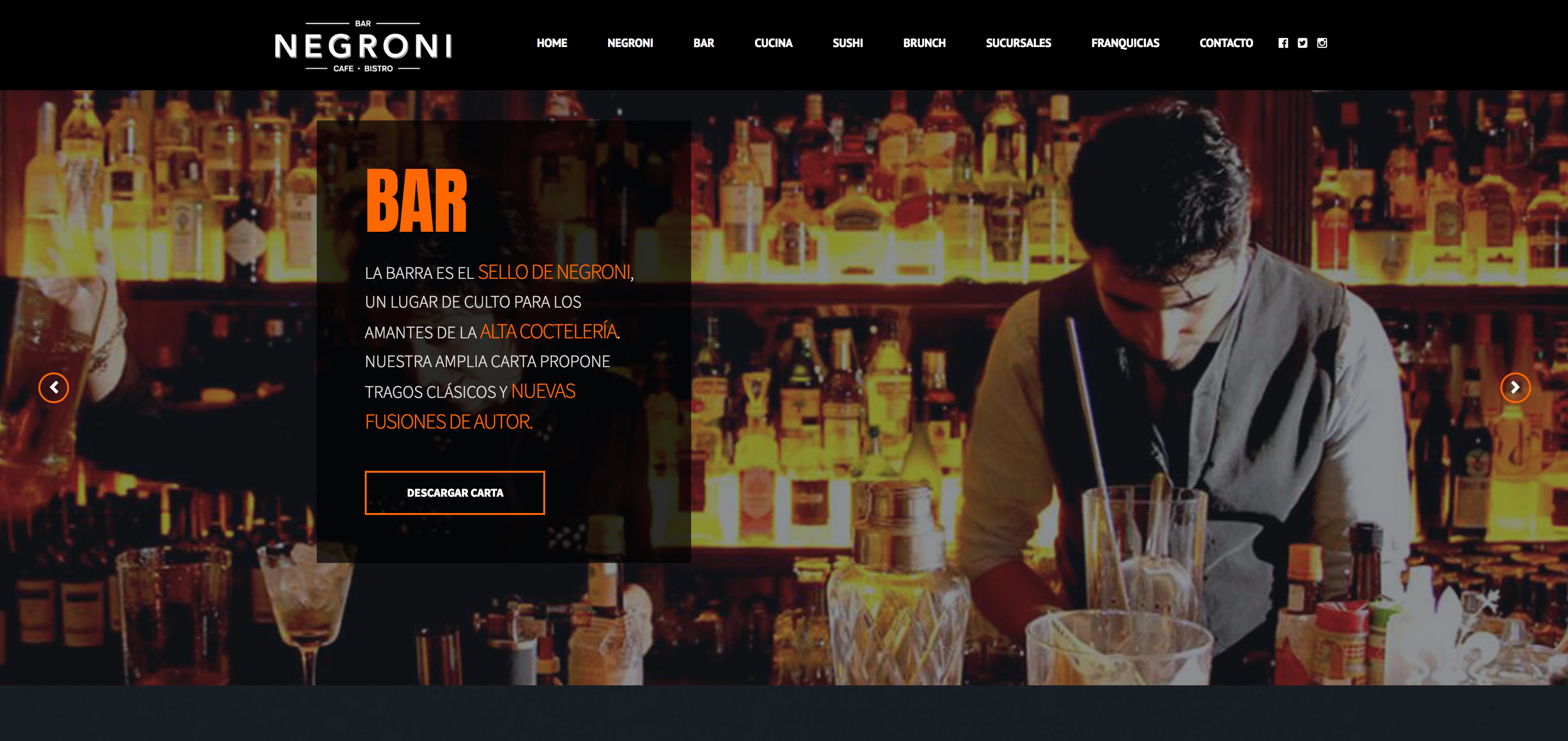 Negroni Web